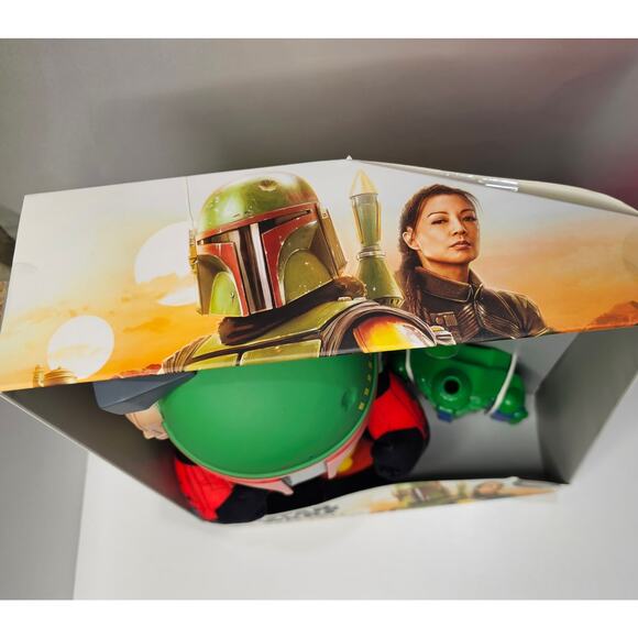 Star Wars the Book Of Boba Fett Rocket Launching Feature Plush NWT - Picture 2 of 4